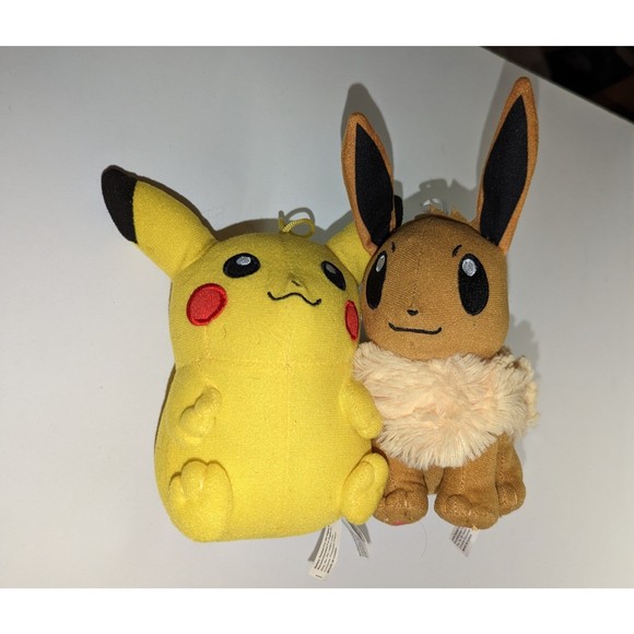 Pikachu and Eevee Plush Toy - Picture 4 of 4